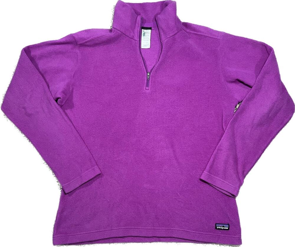 Patagonia Women’s Fleece Long Sleeve 1/4 Zip Pullover Mid-Layer Sweater Small